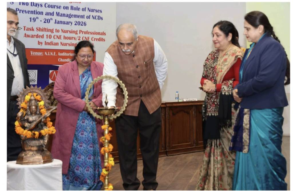 Nurses Play Key Role in NCD Care TwoDay Training Course Held at PGIMER